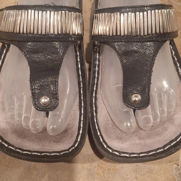 Alegria CAR 653 Black EMBELLISHED SANDALS. 39/ 8.5 - Picture 4 of 8